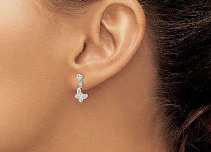 Sterling Silver Earrings Style QGK104 - Classique Jewelry Inc.
