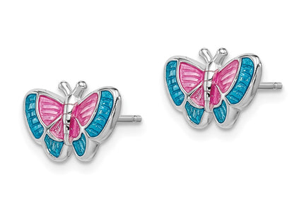 Sterling Silver Earrings Style QGK107 - Classique Jewelry Inc.