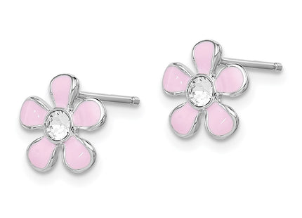 Sterling Silver Earrings Style QGK108 - Classique Jewelry Inc.