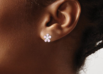 Sterling Silver Earrings Style QGK108 - Classique Jewelry Inc.