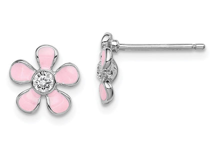 Sterling Silver Earrings Style QGK108 - Classique Jewelry Inc.