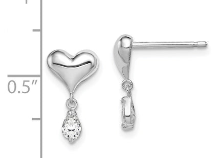 Sterling Silver Earrings Style QGK127 - Classique Jewelry Inc.