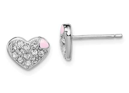 Sterling Silver Earrings Style QGK132 - Classique Jewelry Inc.