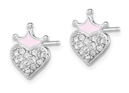 Sterling Silver Earrings Style QGK133 - Classique Jewelry Inc.