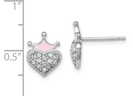 Sterling Silver Earrings Style QGK133 - Classique Jewelry Inc.