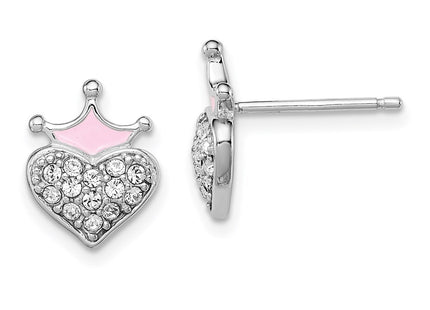 Sterling Silver Earrings Style QGK133 - Classique Jewelry Inc.