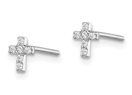 Sterling Silver Earrings Style QGK170 - Classique Jewelry Inc.