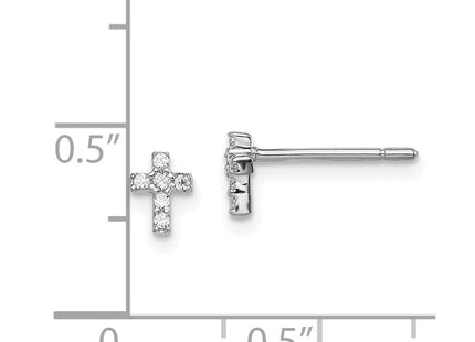 Sterling Silver Earrings Style QGK170 - Classique Jewelry Inc.