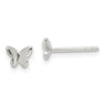Sterling Silver Madi K Polished Butterfly Children's Post Earrings