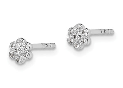 Sterling Silver Earrings Style QGK177 - Classique Jewelry Inc.