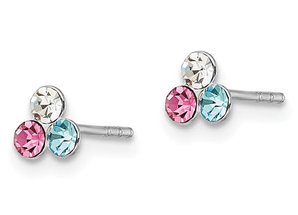 Sterling Silver Earrings Style QGK187 - Classique Jewelry Inc.