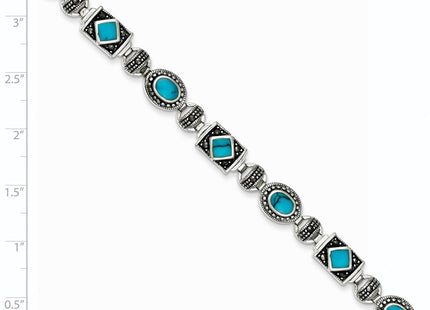 Sterling Silver Bracelets Style QH1035 - Classique Jewelry Inc.