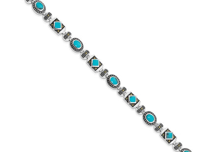 Sterling Silver Bracelets Style QH1035 - Classique Jewelry Inc.