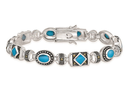 Sterling Silver Bracelets Style QH1035 - Classique Jewelry Inc.