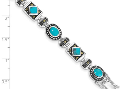 Sterling Silver Bracelets Style QH1035 - Classique Jewelry Inc.