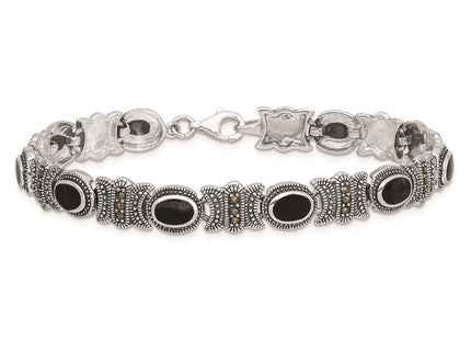 Sterling Silver Bracelets Style QH1043 - Classique Jewelry Inc.