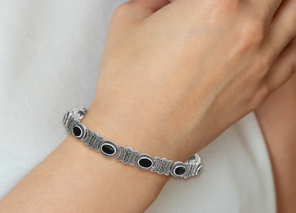 Sterling Silver Bracelets Style QH1043 - Classique Jewelry Inc.