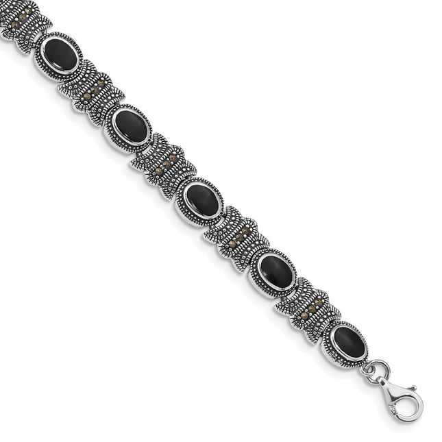 Sterling Silver Bracelets Style QH1043 - Classique Jewelry Inc.