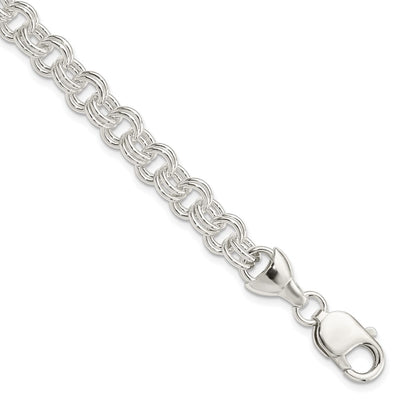 Sterling Silver Double Link Bracelet