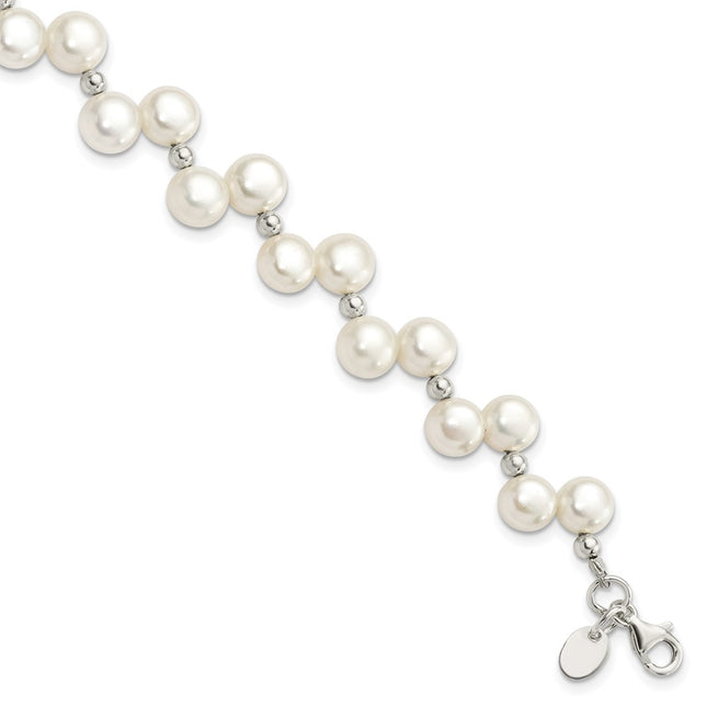 Sterling Silver Bracelets Style QH1858 - Classique Jewelry Inc.