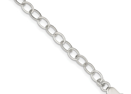 Sterling Silver 6. Fancy Link Bracelet