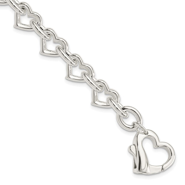 Sterling Silver Bracelets Style QH287 - Classique Jewelry Inc.