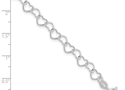 Sterling Silver Bracelets Style QH320R - Classique Jewelry Inc.
