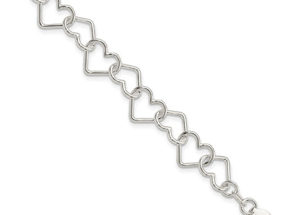 Sterling Silver Bracelets Style QH321 - Classique Jewelry Inc.