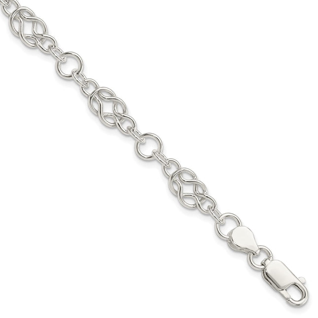 Sterling Silver Bracelets Style QH332 - Classique Jewelry Inc.