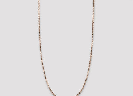 Sterling Silver Antiqued Solid Square Spiga Chain (Style QH369-30)