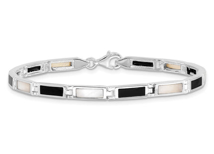 Sterling Silver Bracelets Style QH383 - Classique Jewelry Inc.