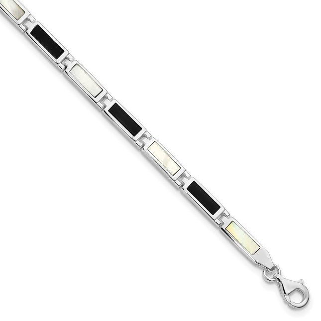 Sterling Silver Bracelets Style QH383 - Classique Jewelry Inc.