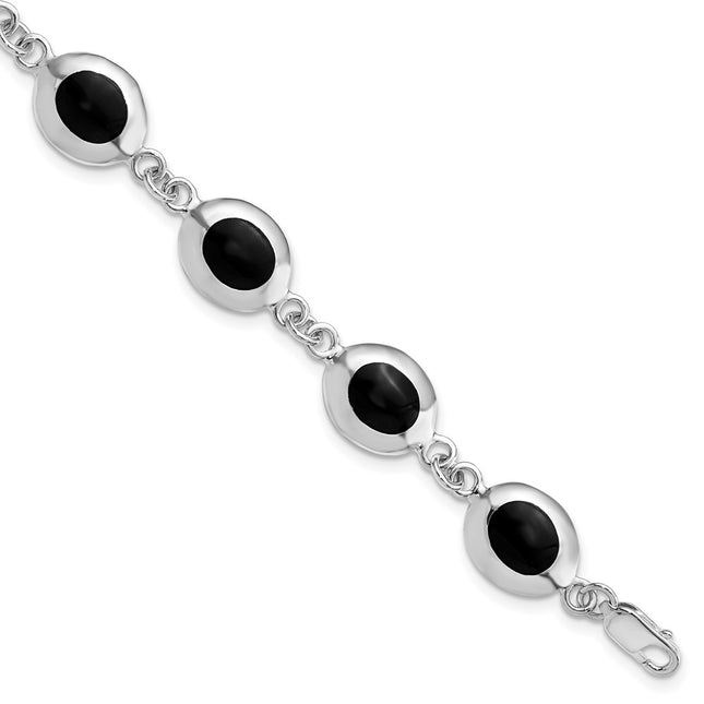 Sterling Silver Bracelets Style QH386 - Classique Jewelry Inc.