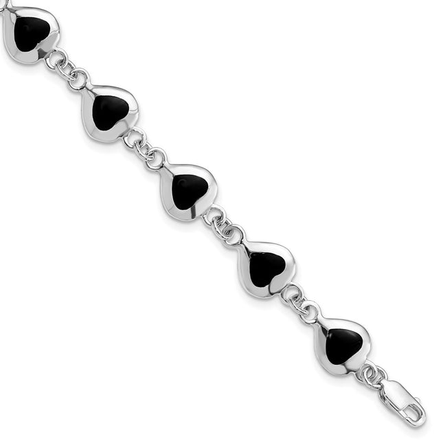 Sterling Silver Bracelets Style QH387 - Classique Jewelry Inc.