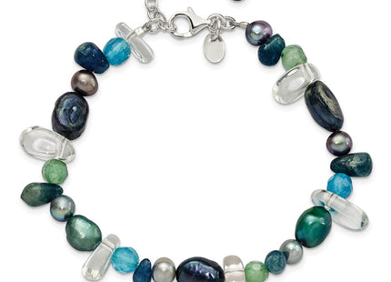 Sterling Silver Bracelets Style QH4639 - Classique Jewelry Inc.