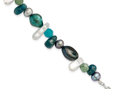 Sterling Silver Bracelets Style QH4639 - Classique Jewelry Inc.