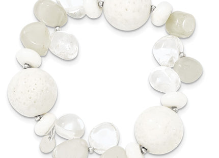 Sterling Silver Bracelets Style QH4640 - Classique Jewelry Inc.