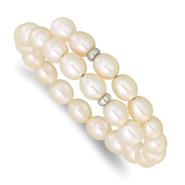 Sterling Silver Bracelets Style QH4735 - Classique Jewelry Inc.