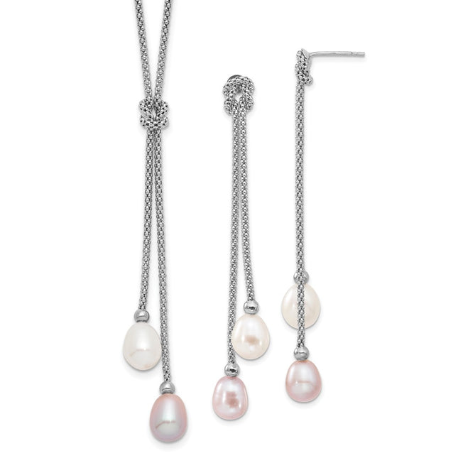 Sterling Silver Earrings Style QH4739SET - Classique Jewelry Inc.