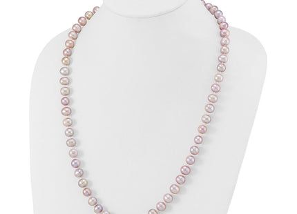Sterling silver pearl necklace