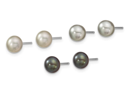Sterling Silver Earrings Style QH4792SET - Classique Jewelry Inc.