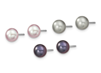 Sterling Silver Earrings Style QH4837SET - Classique Jewelry Inc.