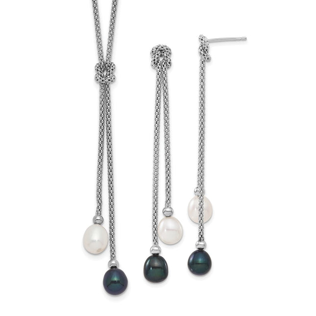 Sterling Silver Earrings Style QH4852SET - Classique Jewelry Inc.