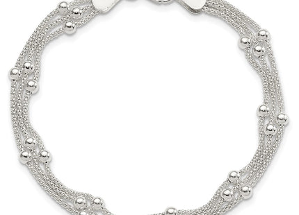 Sterling Silver Bracelets Style QH4953 - Classique Jewelry Inc.