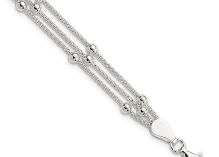 Sterling Silver Bracelets Style QH4953 - Classique Jewelry Inc.