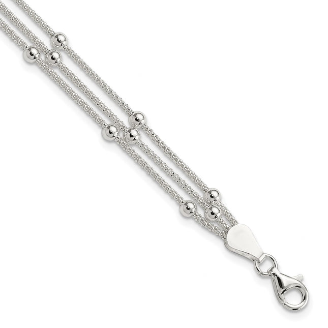 Sterling Silver Bracelets Style QH4953 - Classique Jewelry Inc.