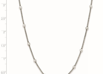 Sterling silver necklace, alternate view