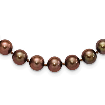 Sterling silver pearl necklace