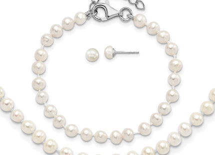 Sterling Silver Earrings Style QH5180SET - Classique Jewelry Inc.