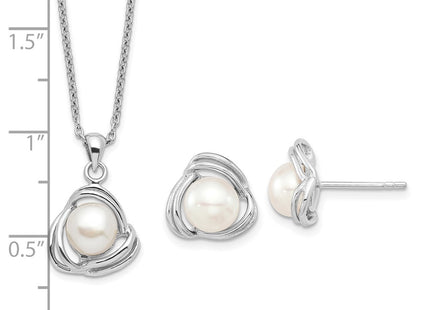 Sterling Silver Earrings Style QH5185SET - Classique Jewelry Inc.